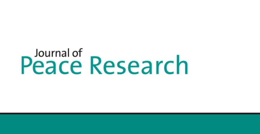 Journal of Peace Research Banner